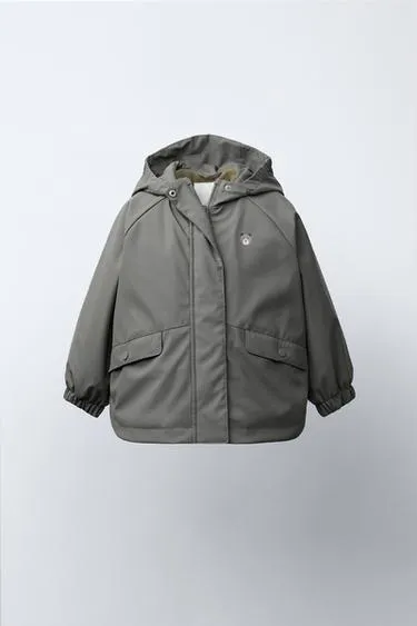 Прорезиненный дождевик WATER RESISTANT с флисовой подкладкой