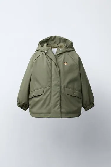 Прорезиненный дождевик WATER RESISTANT с флисовой подкладкой