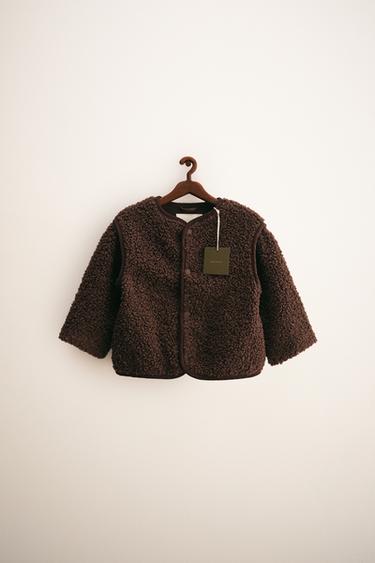 Zara Полушубок из искусственного меха ZARA TIMELESS