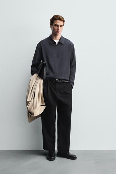 Zara Поло из смесовой вискозы