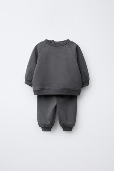 Zara Комплект: толстовка и брюки-джоггеры с внутренним начесом купить с доставкой.