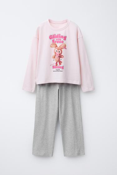 Zara Пижама с принтом «кролик» 6-14 лет