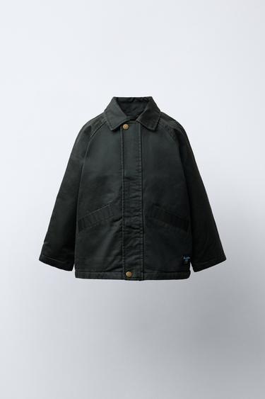 Zara Куртка из вощеной ткани купить с доставкой.
