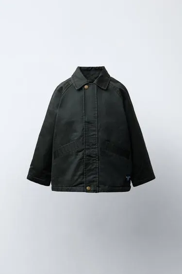 Куртка из вощеной ткани