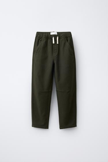 Zara Суперэластичные брюки BALLOON купить с доставкой.