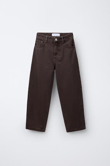 Zara Джинсы DENIM BAGGY RELAXED купить с доставкой.