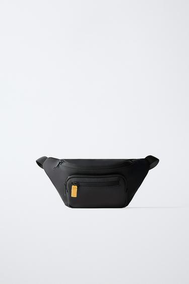 Zara Прорезиненная поясная сумка купить с доставкой.