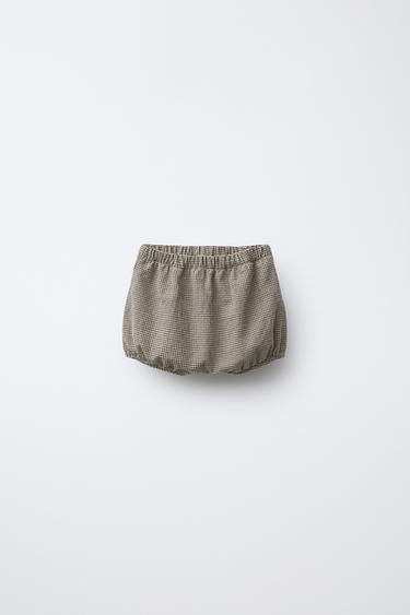 Zara Блумеры в клетку купить с доставкой.