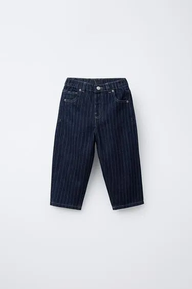 Джинсы BAGGY в полоску
