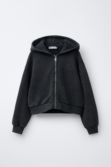 Zara Толстовка GARMENT DYE купить с доставкой.