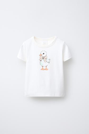 Zara Футболка с принтом животных купить с доставкой.