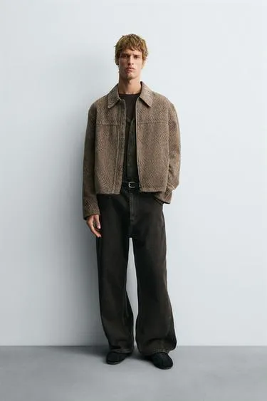 Жаккардовая куртка с текстурой- Заказать в России