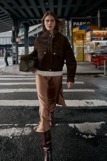 Атласная юбка миди- Заказать в России