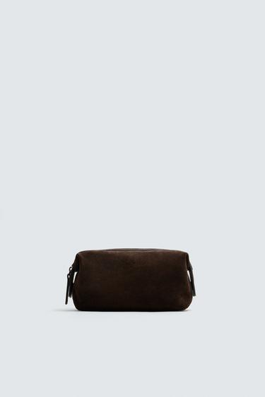 Zara Кожаный несессер купить с доставкой.