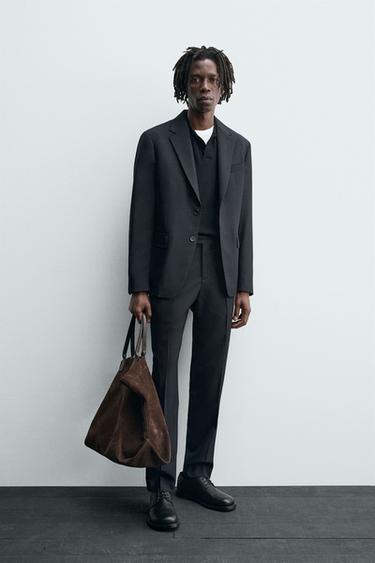 Zara Костюмный блейзер из 100% шерсти