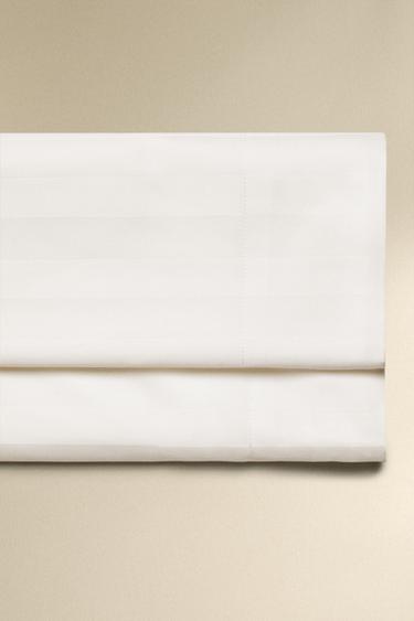 Zara Простынь из сатина с полосками (500 ниток)