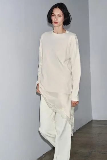 Футболка с длинными рукавами- Заказать в России