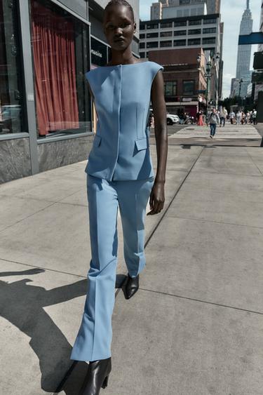 Zara Приталенный жилет