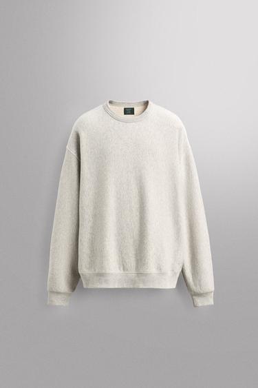 Zara Толстовка с круглым вырезом свободного кроя