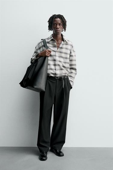 Zara Рубашка оксфорд оверсайз купить с доставкой.