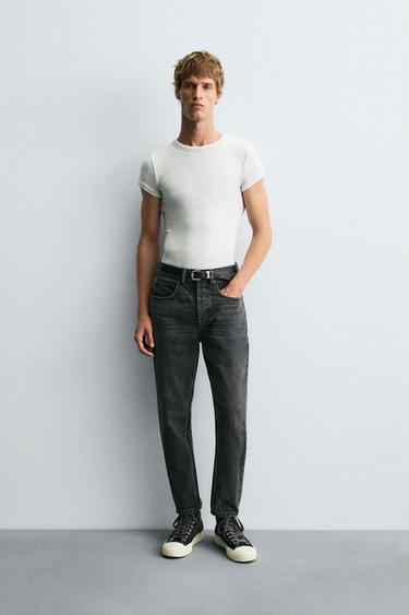 Zara Укороченные джинсы SLIM FIT купить с доставкой.