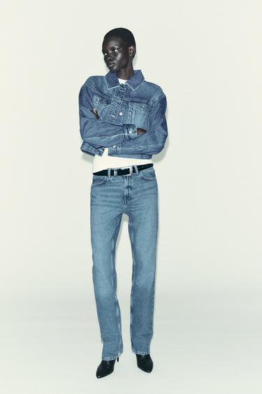 Zara Минималистичная футболка с короткими рукавами купить с доставкой.
