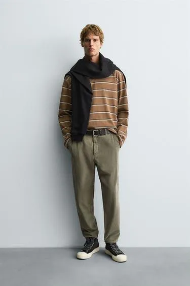 Вельветовые брюки CARROT FIT