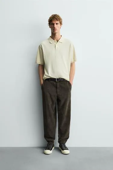 Вельветовые брюки CARROT FIT