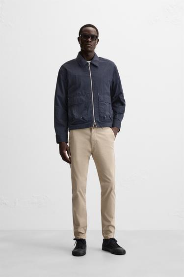 Zara Брюки чинос SKINNY FIT купить с доставкой.