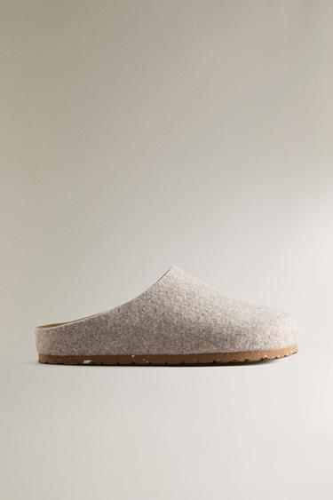 Zara Минималистские валяные туфли купить с доставкой.