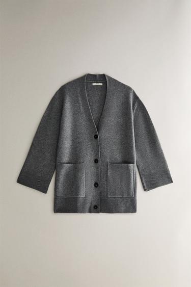 Zara Кардиган из вязаного трикотажа купить с доставкой.