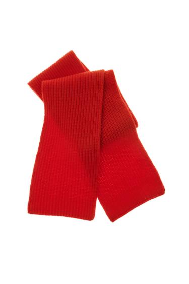 Zara Вязаный шарф из шерсти и кашемира