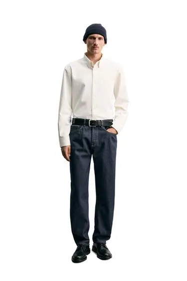 Джинсы STRAIGHT длиной до щиколотки SELVEDGE