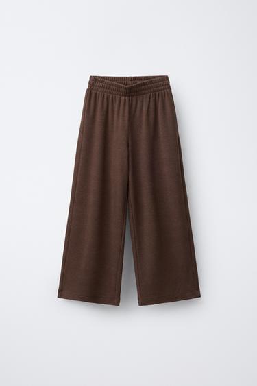 Zara Брюки WIDE LEG из мягкой ткани