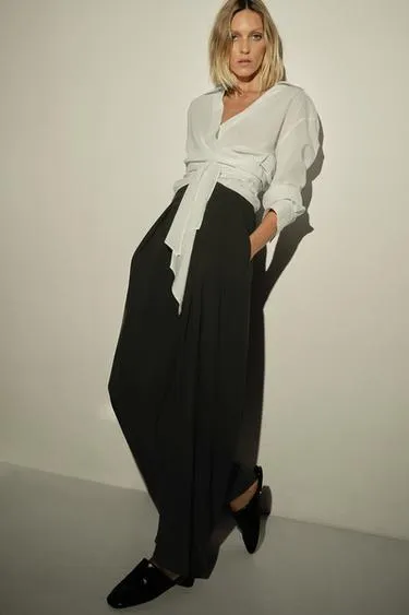 Брюки с защипами — ZW COLLECTION