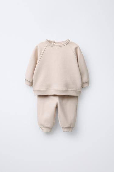 Zara Комплект: толстовка и брюки-джоггеры с внутренним начесом купить с доставкой.