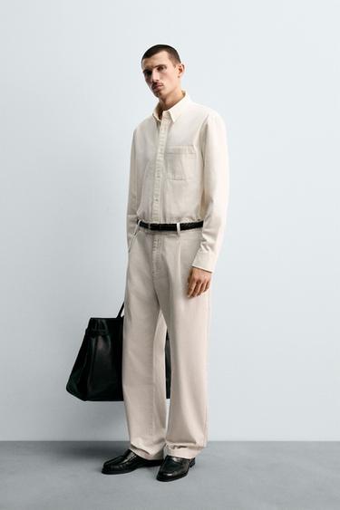 Zara Джинсовая рубашка RELAXED FIT