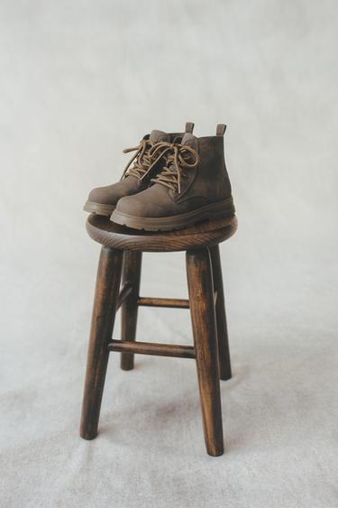 Zara Ботинки со шнуровкой