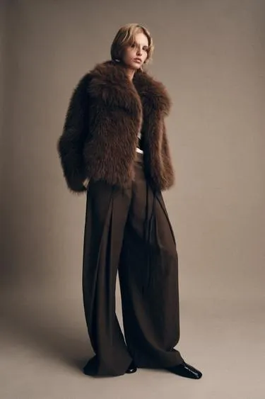 ZW COLLECTION FAUX FUR JACKET- Заказать в России