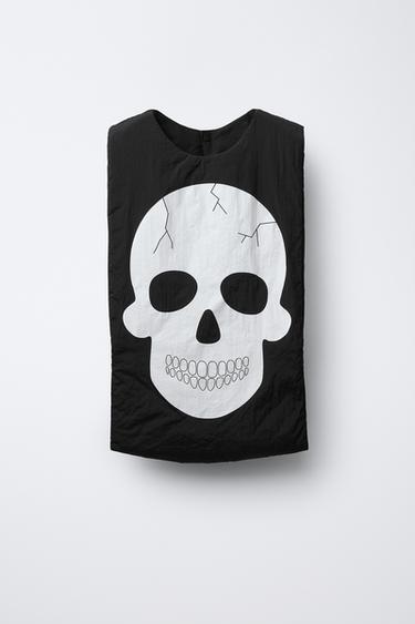 Zara Жилет в стиле черепа для костюма