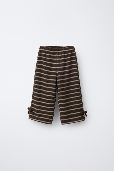 Zara Брюки-кюлоты SOFT TOUCH с завязками