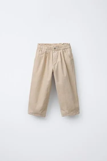 Брюки BAGGY из тонкого вельвета с подкладкой