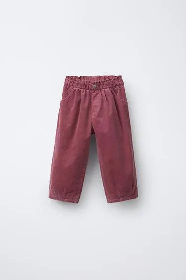 Брюки BAGGY из тонкого вельвета с подкладкой