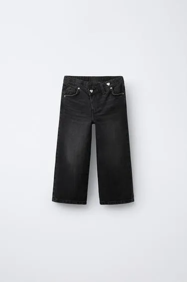 Джинсы WIDE LEG с перекрестной застежкой