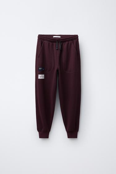 Zara Брюки-джоггеры с нашивками