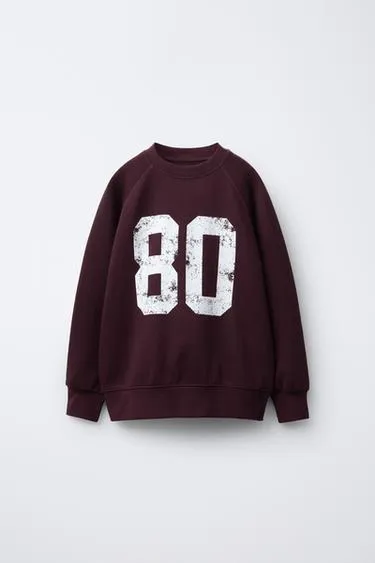 Толстовка с принтом «номер»- Заказать в России