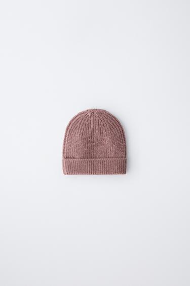 Zara Базовая трикотажная шапка