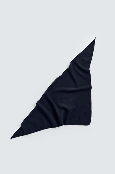 Zara Вязаная бандана 100% шерсть