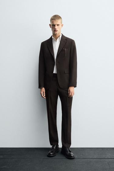 Zara Костюмные брюки с шерстью