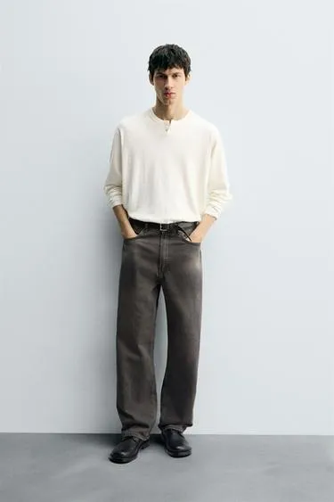 Джинсы прямого кроя RELAXED FIT
